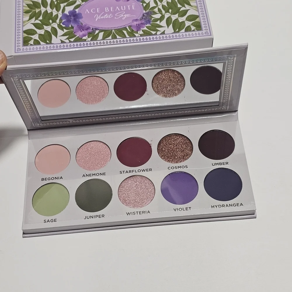 NEW Ace Beaute Violet Sage Eye Shadow Palette